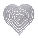 10pc Heart Sewing thread Metal Die Cutting Dies For DIY Scrapbooking Card Folder