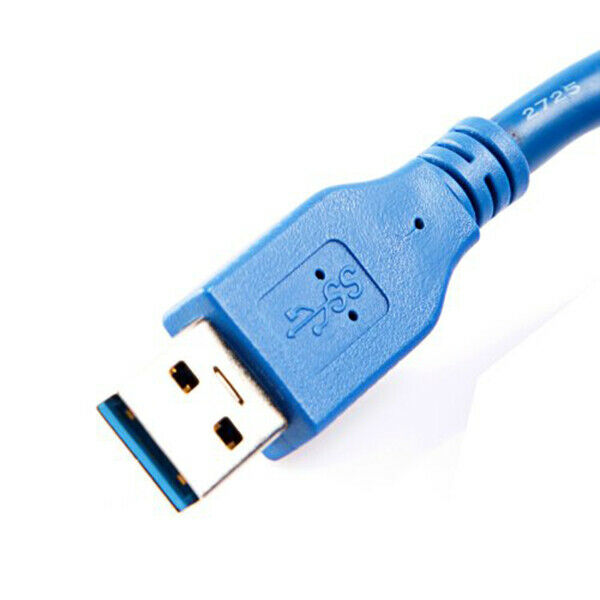 1.5M/5FT USB 3.0 A Male to mini B Cable 5Gbps blue Y3N9
