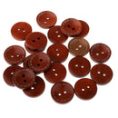 20 Pieces Wooden Flatback 2 Holes Buttons for Sewing Clothing Buttons Repair