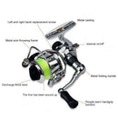 2+1 4.3:1 Ball Bearings Mini Left Right Hand Spinning Fishing Reel Tackle Deluxe