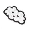 cloud patches for clothing iron on embroidered sew applique cute DIY-accessories