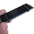 Aluminum Heatsink Chipset Heat Sink,with Cooling Pad,for NVME NGFF M.2 2280 M9Q4