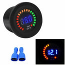 Waterproof DC12V RD Digital Voltmeter Three Wires Vehicles Motorcycles Boat B2B8