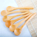 6PCS Set Hot Bamboo Utensil Kitchen Wooden Cooking Tools Spoon Spatula Mixing JR