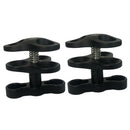2x Scuba Diving Lights Clamp 3 Holes for Ãâ€ 25mm Ball for Light Arm System