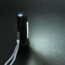 T6 COB Zoomable Light Lamp Torch with LED Flashlight USB Rechargeable NEW