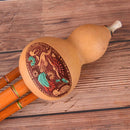profeesional chinese hulusi gourd cucurbit flute c key ethnic instrument M&