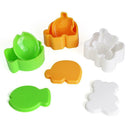 3pcs Bear Fish Elephant Shape Rice Ball Sushi Molds Suit Kid DIY Cook Tools