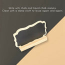 12 Mini Chalkboard Signs Stand-Chalkboard Place Cards Message Board Wedding C6Y6