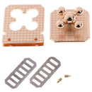 Metal Buckle Twist Clasps Turn Lock Snap Twist Locks For DIY Handbag Craft BagJR