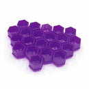 20 pcs Purple Plastic Wheel Lug Nut Bolt Cover Cap with Removal Tool for Ca