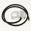 7/8" Motorcycle Handlebar Headlight Switch Stainless Steel White Dirt Bike