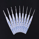 9pcs 2-6mm Crochet Hooks Kit Scarf Knitting Needle Sweater Weave Craft Gift