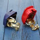 1 Pair 12V Quick Release Battery Terminals Clamps Clip for Car Caravan Boat Meta