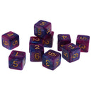 Lot 20pcs Dual Colored Six Sided D6 (1-6) Dice for D&D Role Playing Games