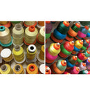 Huggers Thread Spool Wrappers Pack 12 Mixed colours Wrap Around Thread New RJU