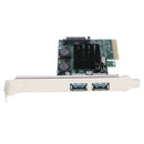 USB 3.1 (10 Gbps) 2-Port PCI Express (PCIe) - for Windows (R) XP / server2003 /