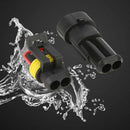 10Kits 2 Pin Way Sealed Waterproof Electrical Wire Connector Plug Car Auto VCD