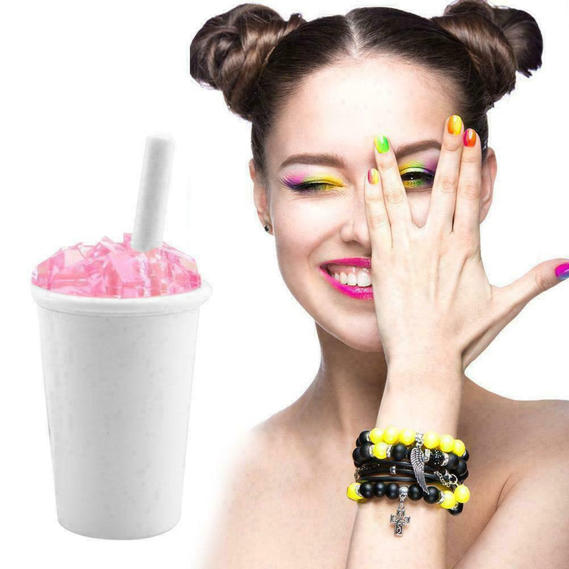 6ml Novelty Drink Bottle Lip Gloss Tube Bottle Empty Lipstick Tube Plastic H9D0