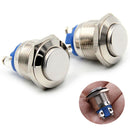 1Pc 19mm waterproof momentary metal push button switch high head switches Px.AU