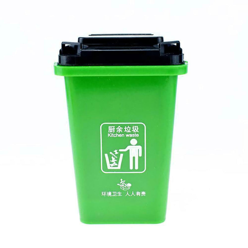 1 Set Mini Trash Cans Storage Garbage Sorting Game Prop Puzzle Toys for Kid