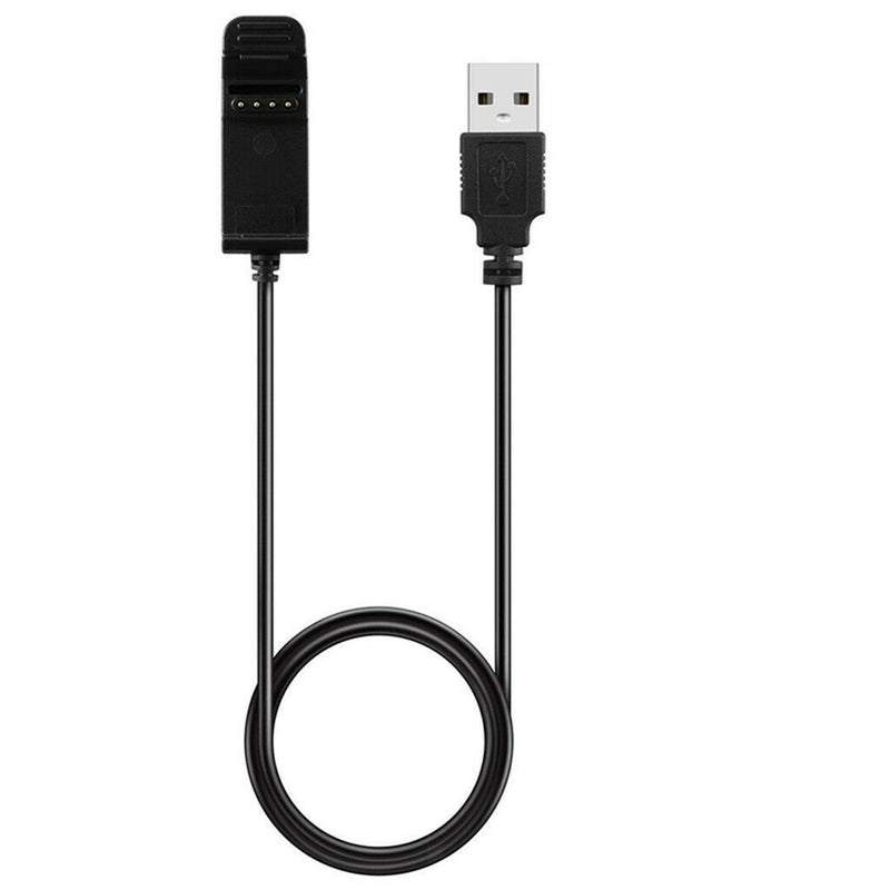 USB Charge Charging Data Clip Cable Replacement For Garmin Edge 20 25 Black
