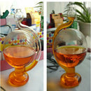 Glass Weather Forecast Predictor Bottle Barometer W/Green Pigment Home Decor