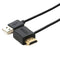 50CM USB 2.0 HDMI Male To Female Adapter Extender Power Connector Cable ME