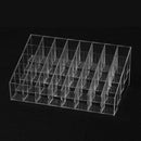 Clear Cosmetic Organizer 40 Lattices Lipstick Display Holder Storage Box