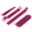 4pcs/set Plastic Car Door Trim Panel Clip Dash Radio Removal Pry Tools Kit