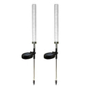 2Pcs Garden Solar Lights Outdoor Rgb Color Changing Solar Powered for Garde