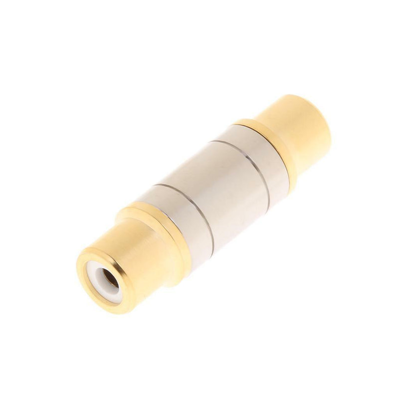 2X Single RCA Phono Coupler Female to Female Audio Video Connector Adaptor