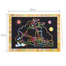 A4 DIY Scraping Drawing Card Single Side Children Painting Card Paper w/Pen
