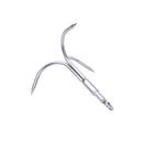 3-Claw Stainless Steel Outdoor Grappling Hook Climbing Claw 15x13.5x7cm MO