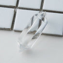 Natural White Fluorite Crystal 520Mm Quartz Crystal Stone Point Healing Hex