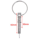 6.3mm Stainless Steel Quick Release Pin ring for Boat Top Deck Hinge Marine ME