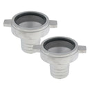 2x Gasoline Pump Accessories 3'' to 2'' Inlet & Outlet Pipe Joints Connector