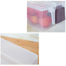 Kitchen Fridge Fresh Storage Box Refrigerator Plastic Crisper Container Wit R4M2