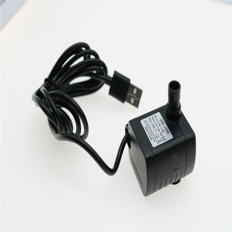 USB Brushless Submersible Water Pumps for Aquarium, Tabletop Fountains, Pond,