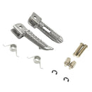 Pair Front & Rear Footpeg Pedals For Suzuki GSXR600 GSXR750 GSXR1000 2001-14