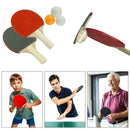 Table Tennis Racket 2 Racket 3 Ball Table Tennis Racket Rubber Racket Set T4R8