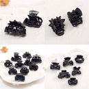 10pcs Popular Mixed Small Plastic Black Hair Clips Hairpin Claws Clamps FT