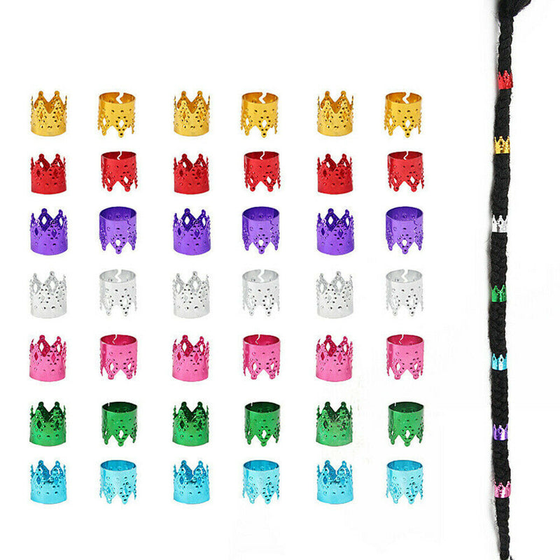Accessories Practical Durable Crown Shape Hair Cuff Dreadlock Adjustable