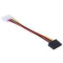 3pcs 6 Inch 4 Pin IDE Male to 15 Pin Female SATA Converter Adapter Cables