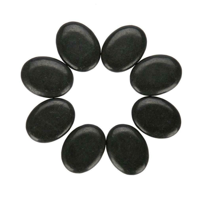 5pc Hot Stone Massage Basalt Stones Basalt Rock Therapy SPA Oiled Massager 3*4cm