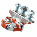 2pcs Car Black Red Metal 90 Degree Angle Type Battery Terminals Clamps P2U4