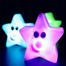 Cute 7 Colors Changing LED Night Light Decoration Candle Lamp Nightlight Holiday
