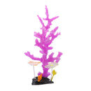 Silicone Artificial Coral Aquarium Fish Tank Landscaping Ornaments Purple