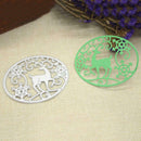 Christmas Deer Oval Cutting Die Stencil Embossing Scrapbooking Album Craft