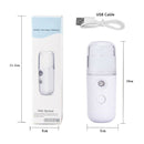 Ultrasonic Facial Scrubber Cleaner Face Skin Peeling Clean+30ml Facial Sprayer